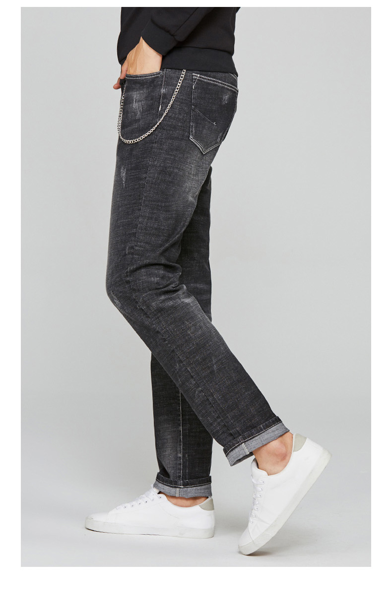 Khiêu vũ với quần jeans nam 2019 thu đông 2018 quần tây nam thẳng mới xu hướng quần jeans nam - Quần jean đồ nam đẹp