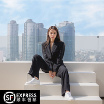 Spring Summer Great Code Suit Suit Women Professional Dress 2022 New Casual Design Sense Loose Broadlegged Pants West Suit Korean Version