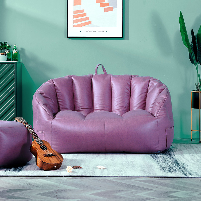 Nordic sloth sofa Sofa Bean Bag Bedroom Deckchair Minima Biathlon Tatami Removable Wash Net Red small sofa