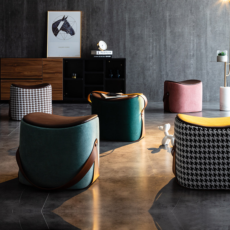 Designer Creativity Changing Shoes Stool Fashion Sitting Mound Bedroom Makeup Chair Living-room Sofa Stool footrest Folkroom Cloakroom