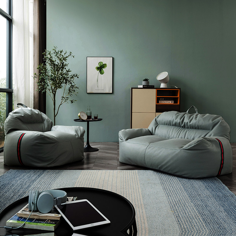 Nordic double lazy sofa bean bag creative cute reclining chair modern minimalist art tatami theater small sofa