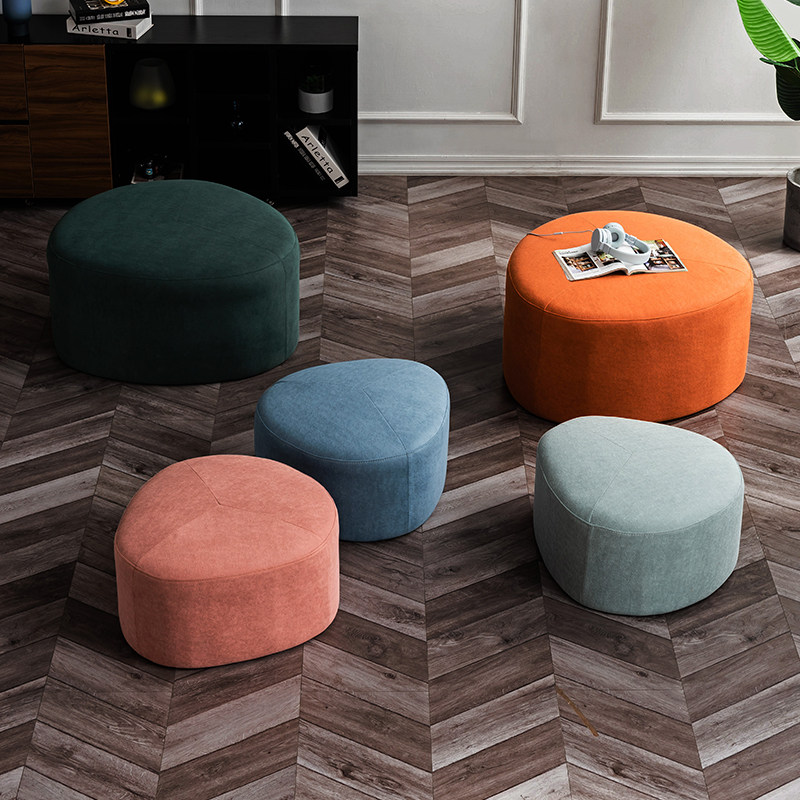 Modern simple pier designer fashion changing shoes stool household living room sofa bench shorter bench cap stool