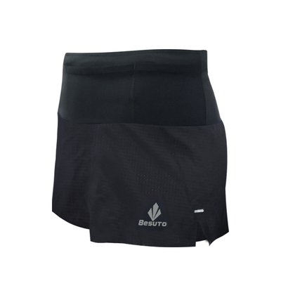 Besuto Ultra-Thin Quick-Drying Multi-Bag Multi-Functional Sports Running Fitness Cross-Country Lined Boxer Shorts