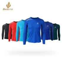 North Slams Autumn Winter Style Round Neckline headliner Jersey Speed Dry Running Fitness Yoga Long Sleeve T-shirt Group Purchase Customised Clothing