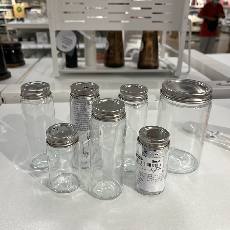 Ikea Genuine Product, Stelunha Seasoning Jar, Bottle, Salt and Pepper Shaker, Seasoning Jar, Glass Jar