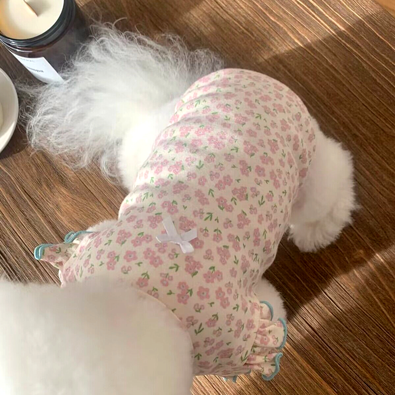 Casual Algodón Bloque De Color Ropa Para Mascotas display picture 3