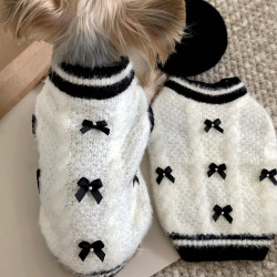 Pet Knitted Sweater Teddy Bichon Pomeranian Small Dog Cat Yorkshire Maltese Dog Clothes