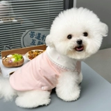Съемное хлопковое пальто с защитой живота для щенков, одежда для домашних животных, осенняя и зимняя одежда Тедди Бишона, йоркширского кота, маленьких собак