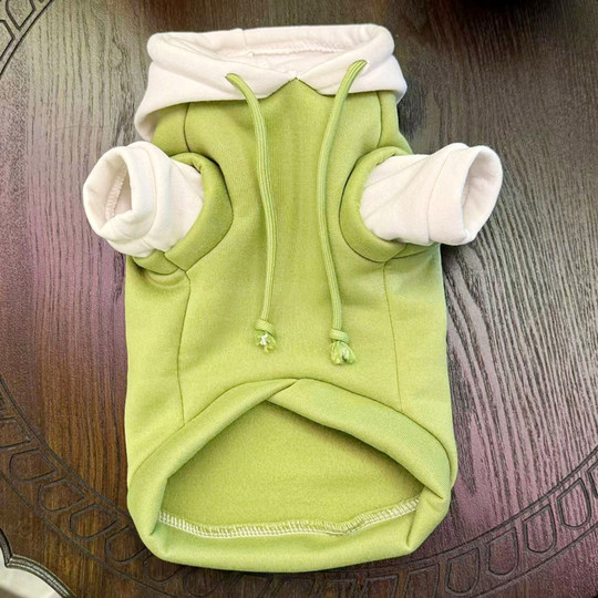 Puppy Clothes Drawstring Hooded Sweatshirt Spring New Style Small Dog Puppy Pomeranian Teddy Bichon Cat Clothes