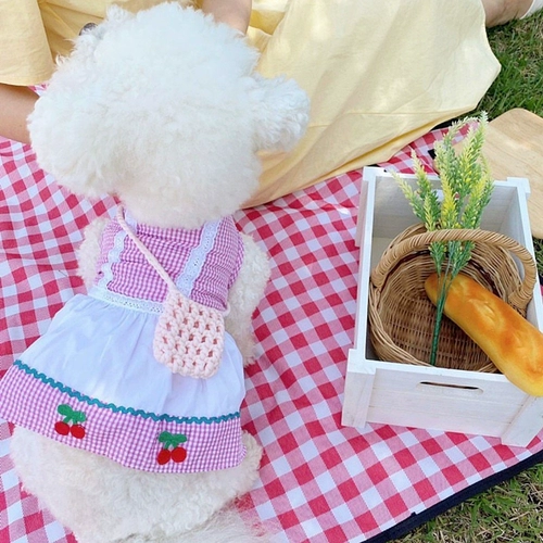 Ранняя осень Тонкое Платье для домашнего животного, собачья кошка, Тедди VIP Biekhakxa Malzis одежда