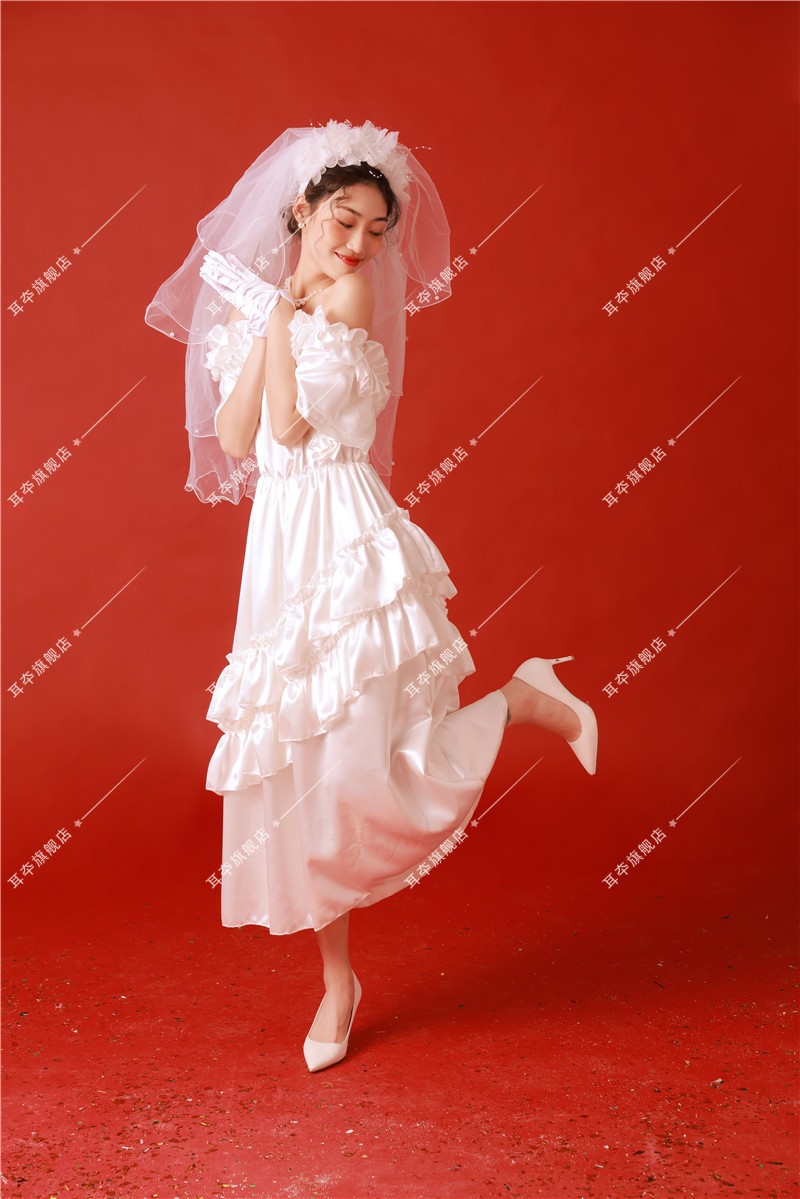  Average code+Wedding+same veil gloves  