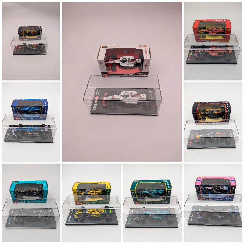 1:43 F1 Racing Car Models of Red Bull Rb19, Rb21, Mercedes-Benz W15, Ferrari Sf24, Sf25, Mcl Alloy Car Models