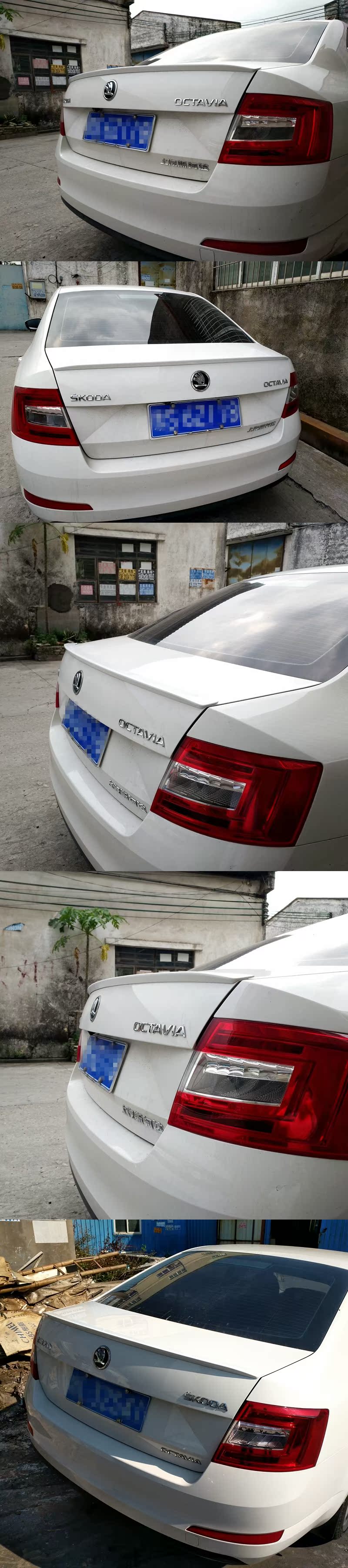 Skoda Octavia 20152016 2017 Mới đuôi Octavia Mới Mingrui sửa đổi vây đuôi đặc biệt - Sopida trên duoi gio xe oto