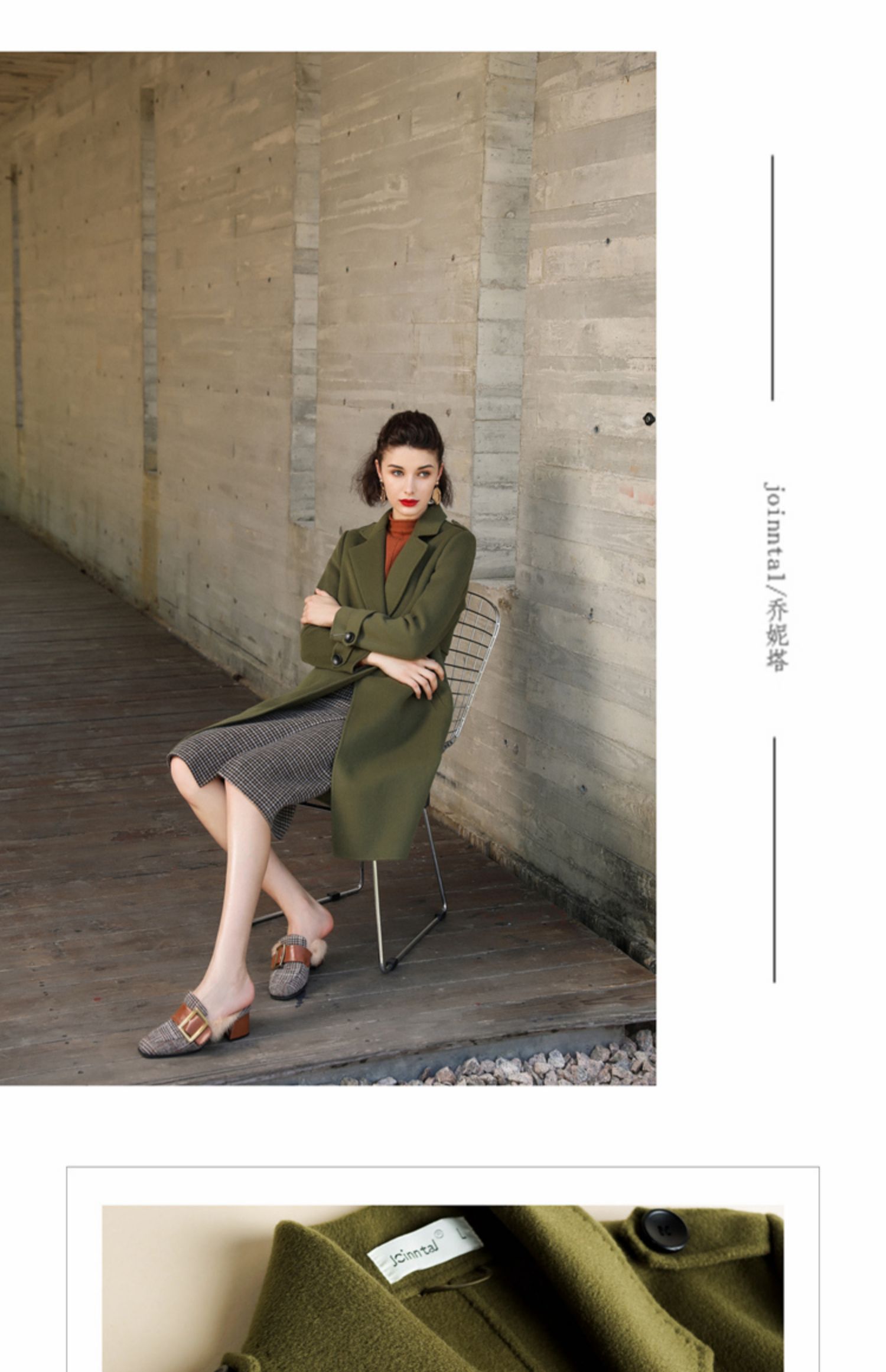 Thương hiệu nữ 2019 mùa thu và mùa đông len mới dài phần hai mặt áo len cashmere áo khoác mỏng - Áo len lót đôi áo khoác uniqlo nữ