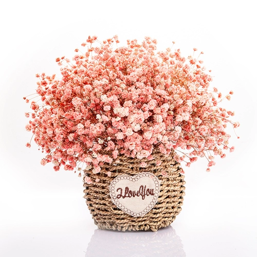 Yunnan Manbian Dry Flower Букет Little Fresh Home Demeration Не забудьте настоящие цветы сухие цветы естественно, придиранный к воздуху букет