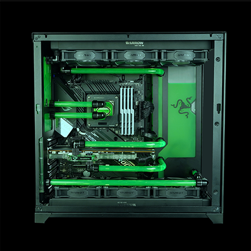 Lianli Bauhaus O11 main case waterway board set custom 3080 3090 graphics card two-piece hard tube water cooling