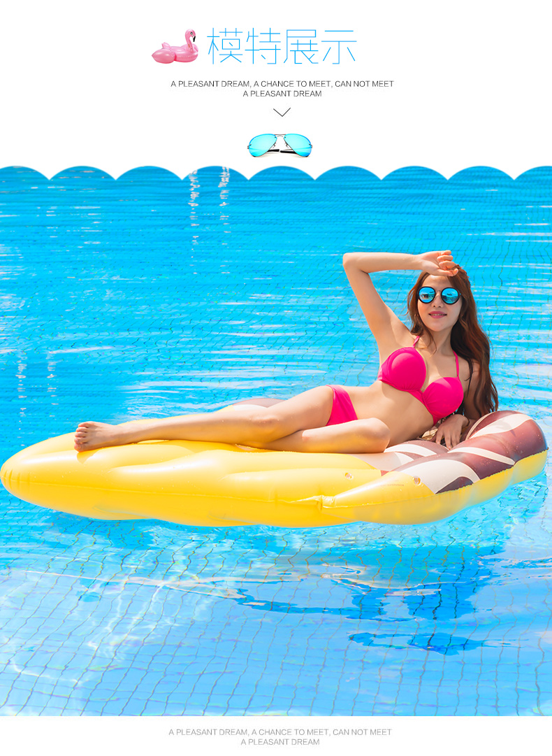 CAMEBUST mới kem nổi hàng nổi giường trẻ em Người lớn bơi vòng nước bơm đồ chơi gắn kết phao tập bơi cho bé