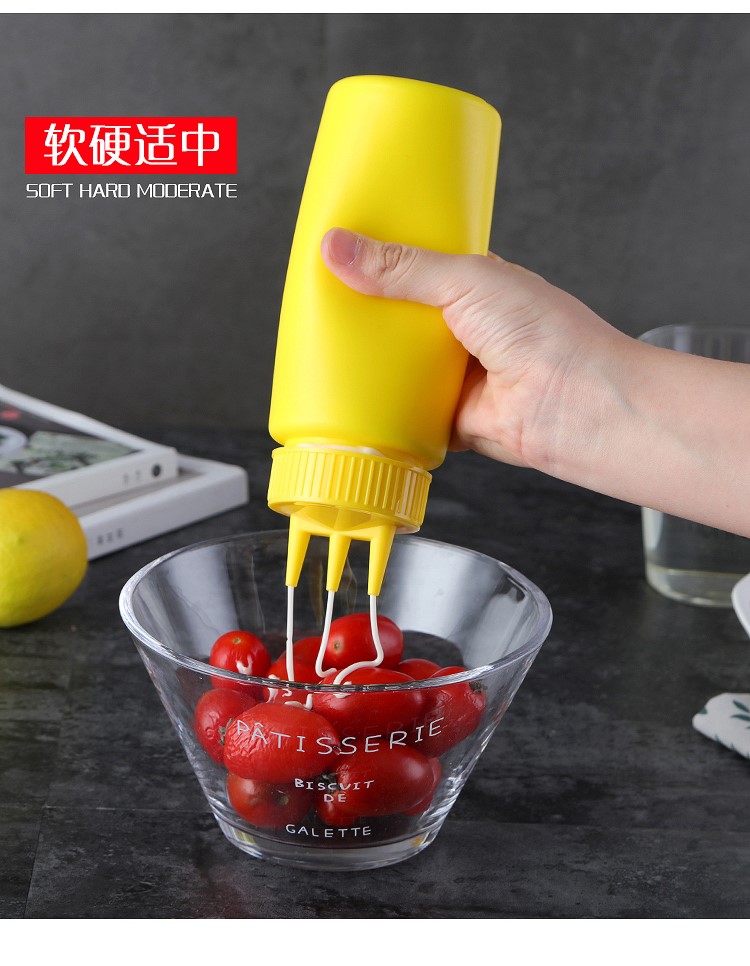 đèn pha led nháy Cửa hàng bách hóa nhỏ sốt cà chua ba lỗ vắt chai nước sốt nhà bếp vắt chai nước sốt thương mại ba đầu dày nước sốt gia vị - Thiết bị sân khấu đèn led nháy theo nhạc giá rẻ