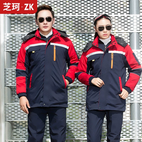 Демисезонный защищающий от холода утепленный комбинезон подходит для мужчин и женщин, делается под заказ, с печатью вашего логотипа