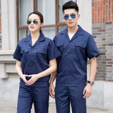 Хлопковый комбинезон, износостойкие тонкие штаны, короткий рукав, делается под заказ, с печатью вашего логотипа