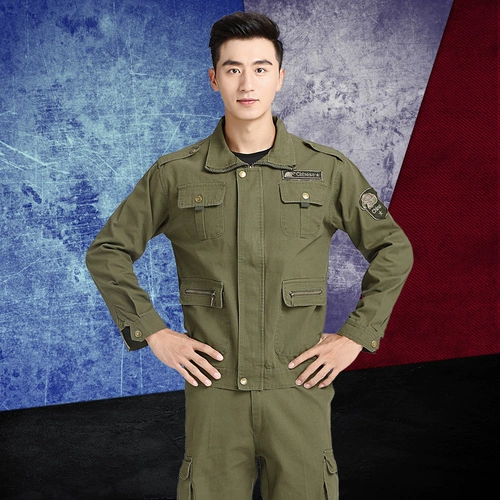 Комбинезон, мужской хлопковый дорожный лонгслив, увеличенная толщина