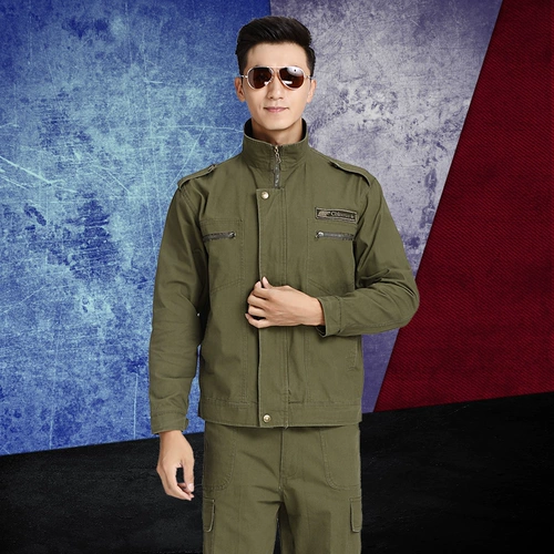 Комбинезон, мужской хлопковый дорожный лонгслив, увеличенная толщина