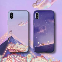 Apple, iPhone12, чехол для телефона, iPhone11 Pro, силиконовый сиреневый объектив, 8plus