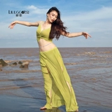 Комплект, сексуальная спортивная одежда, длинная юбка для тренировок, костюм, подходит для начинающих