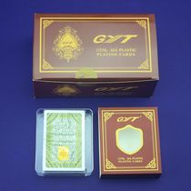 Texas plastic playing cards GYT small character double face frosted washable PVC shuttle ha bridge Thickened Abrasion Resistant Plastic Case