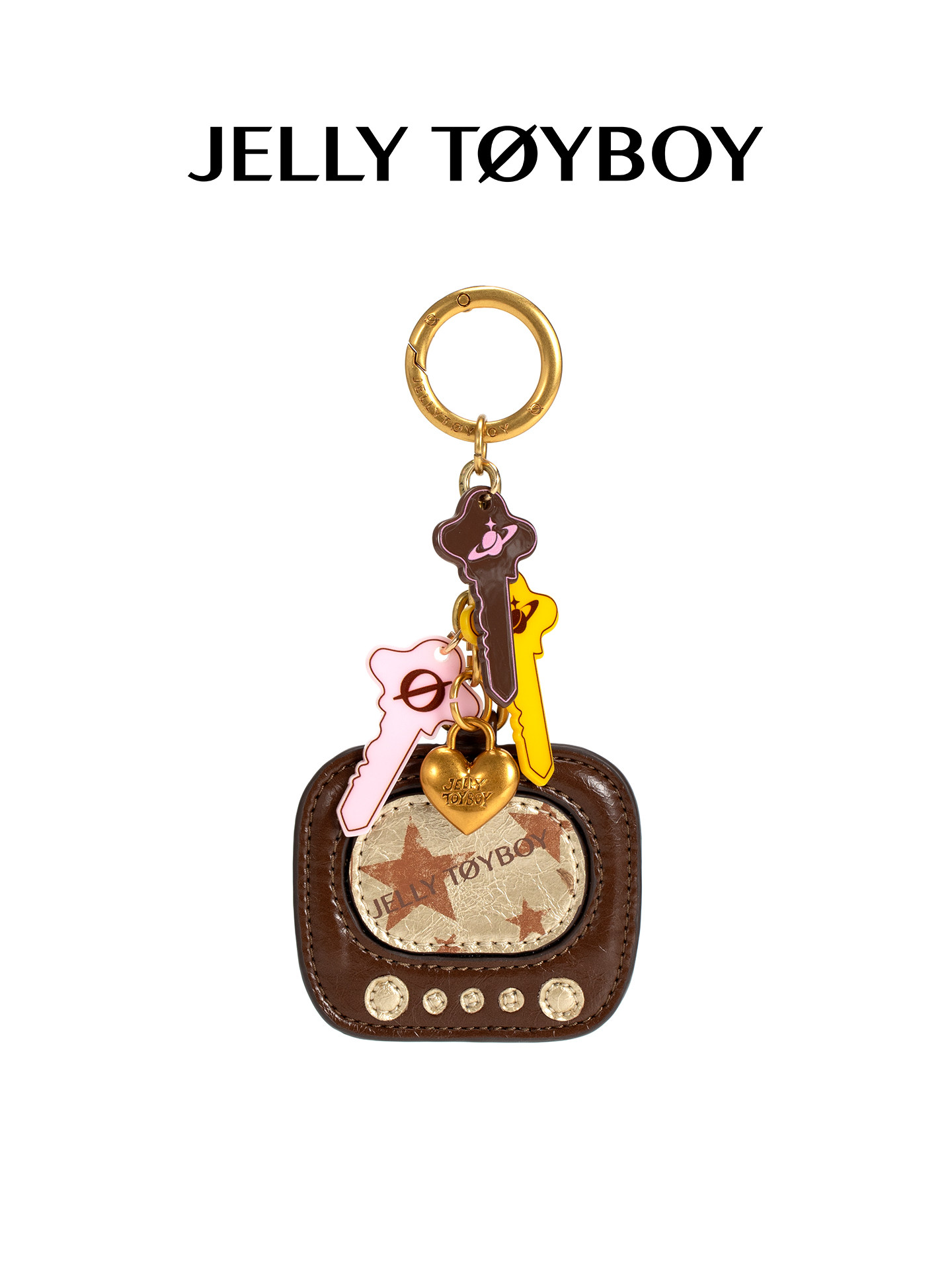 JELLY TOYBOY Blue Mini TV Bag Charm