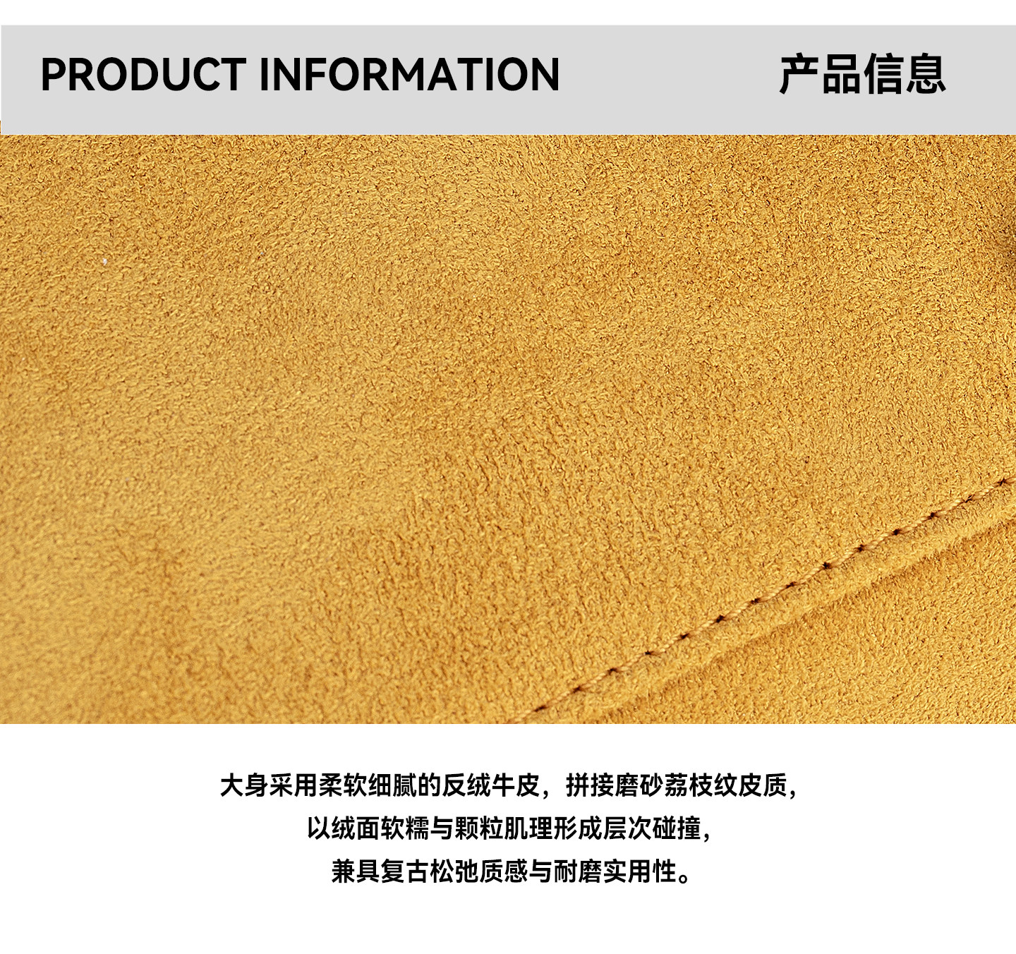 JELLY TOYBOY Warm Ginger Yellow Cowhide Shoulder Bag