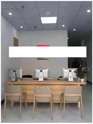 Deyou Chain Home front table real estate agency store reception table shell 70CM wide desk