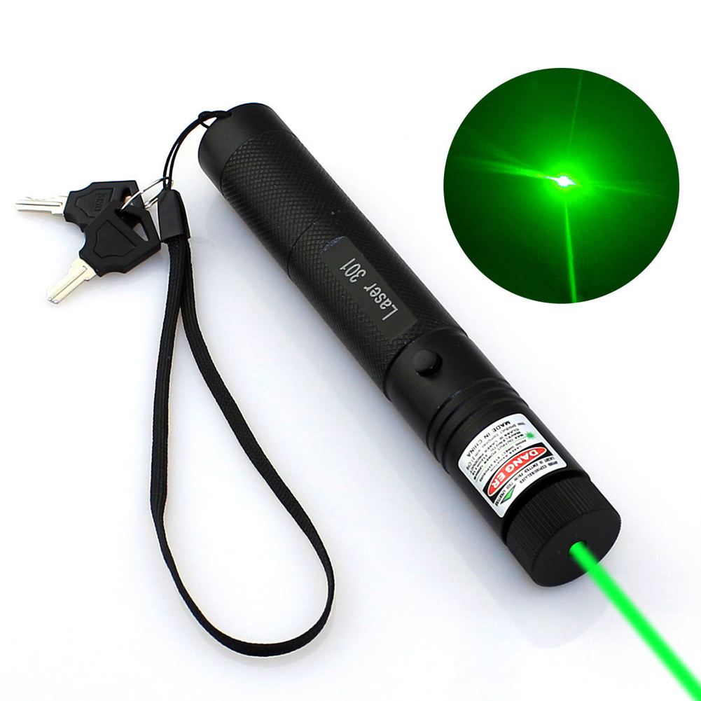 High Power Adjustable Zoomable Focus Burning Green Laser Poi