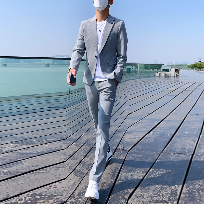 Men's Suits for Working in Banks, High-End 4S Store Sales Workwear, Business Casual Suits, Wedding Suits