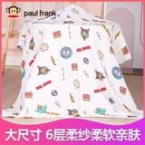 Детское хлопковое марлевое мягкое банное полотенце для младенца, хорошо впитывает воду