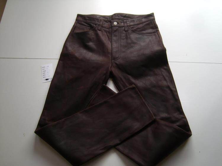 Pantalon cuir homme Première couche de cuir - Ref 1491961 Image 5