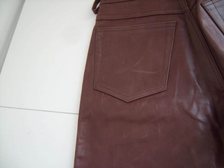 Pantalon cuir homme Première couche de cuir - Ref 1492762 Image 12