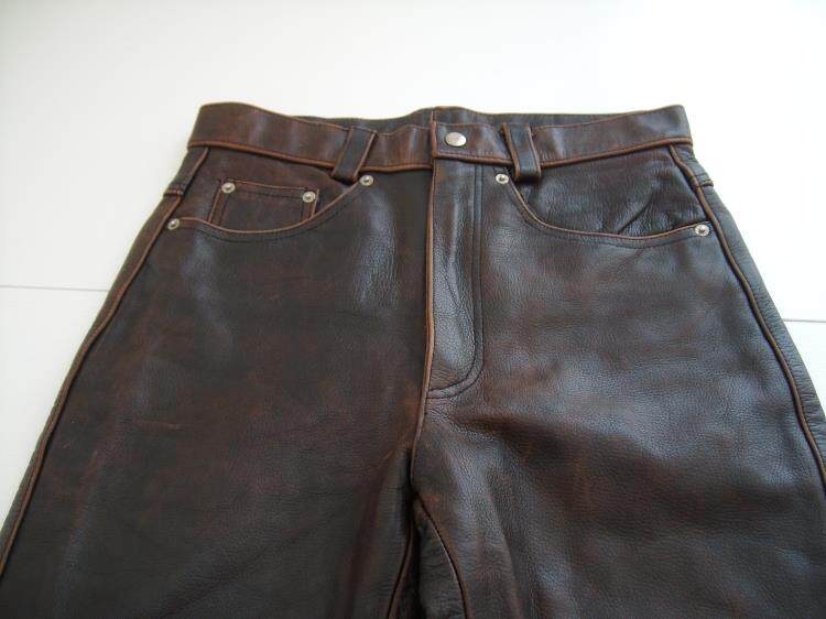 Pantalon cuir homme Première couche de cuir - Ref 1491966 Image 17
