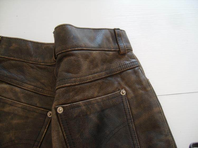 Pantalon cuir homme Première couche de cuir - Ref 1479597 Image 11