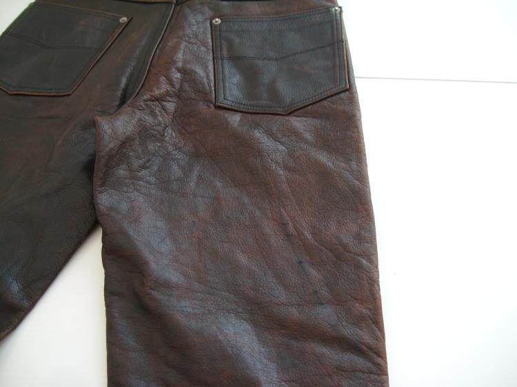 Pantalon cuir homme Première couche de cuir - Ref 1491966 Image 10