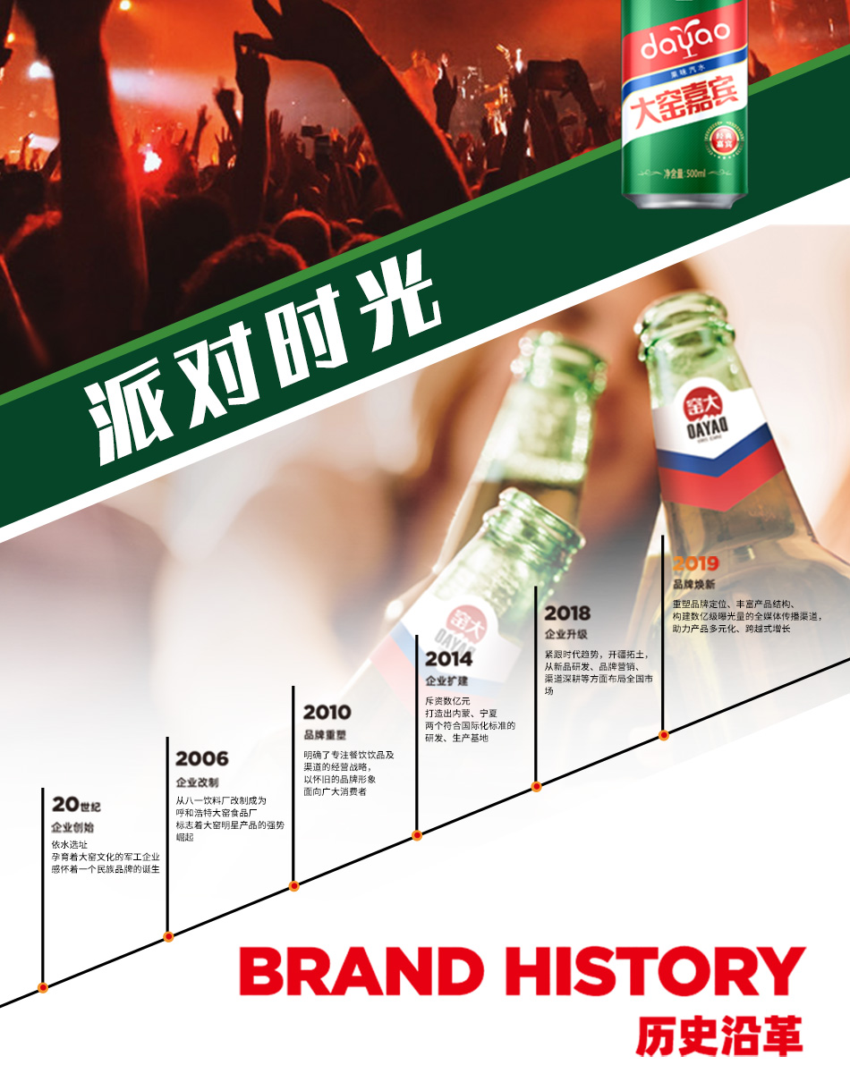 内蒙特产 大窑嘉宾 果味碳酸饮料 怀旧汽水 500ml*20罐 图7