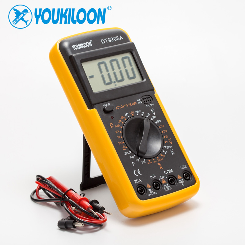  DT9205A digital universal meter digital maintenance large screen universal meter full protection anti-burn beep