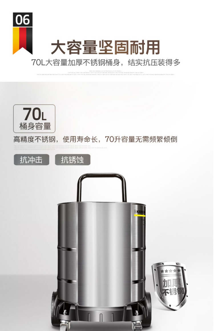máy hút bụi không dây samsung Máy hút bụi Kaichi nhà mạnh công suất cao 2000W xưởng công nghiệp khách sạn thương mại máy rửa xe hấp thụ nước - Máy hút bụi máy hút bụi điện máy xanh