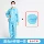 Quần áo chống tĩnh điện chống bụi phù hợp với xưởng công nghiệp điện tử quần áo phòng sạch chống tĩnh điện