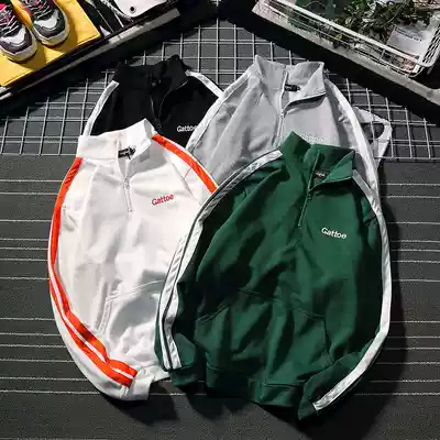 Shenghainuo sweater men's trend Korean student loose top teen pullover long-sleeved couple hooded jacket