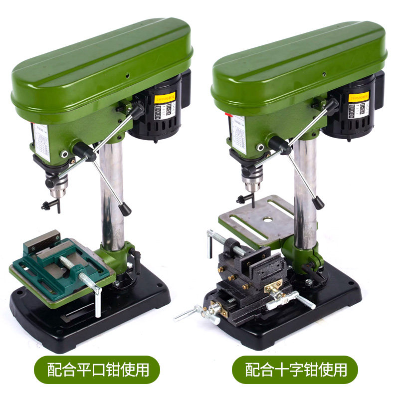 16MM drill 13 MM miniature small table drill with woodworking light electric bench punching machine multi - functional speed control drill