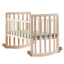 Newborn cradle rocking solid wood cradle sleeping bed full old-fashioned baby baby baby
