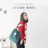 Тканевый мешок, сумка на одно плечо, вместительный и большой складной шоппер, в корейском стиле