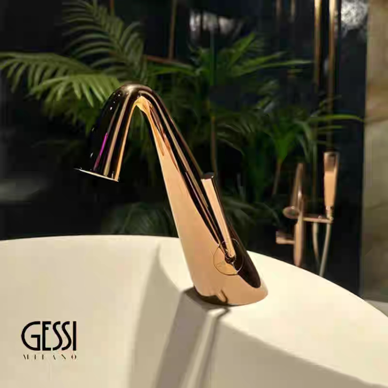 Italian Gessi Faucet Cono Series Design-Focused Artistic Style Countertop Washbasin Faucet