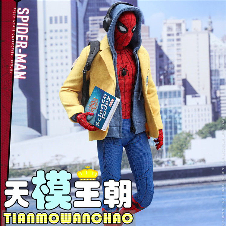 Skydie Hottoys HT 1 6 MMS426 Spiderman back to school season school conserved luxury version Dutch disciples